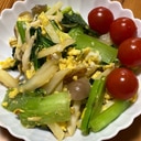 野菜・卵のアンチョビ炒め